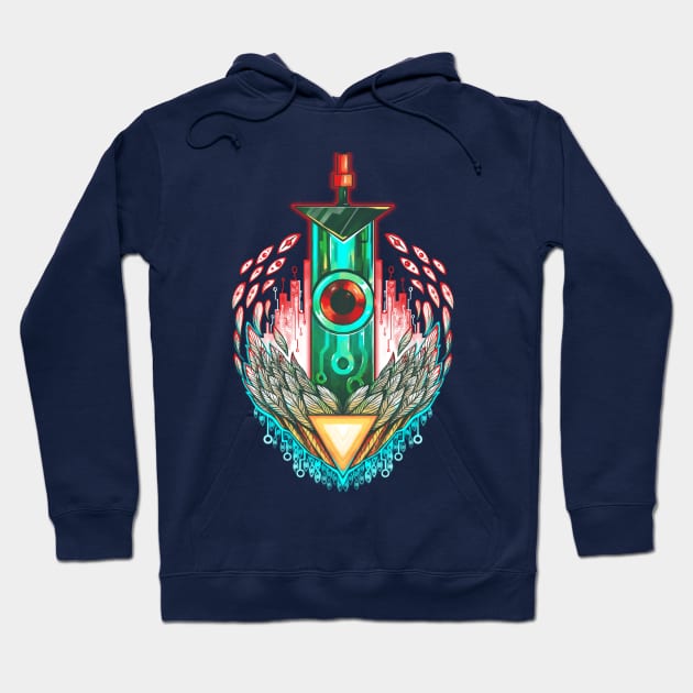 Cloudbank Crest: Sword Hoodie by njonestees